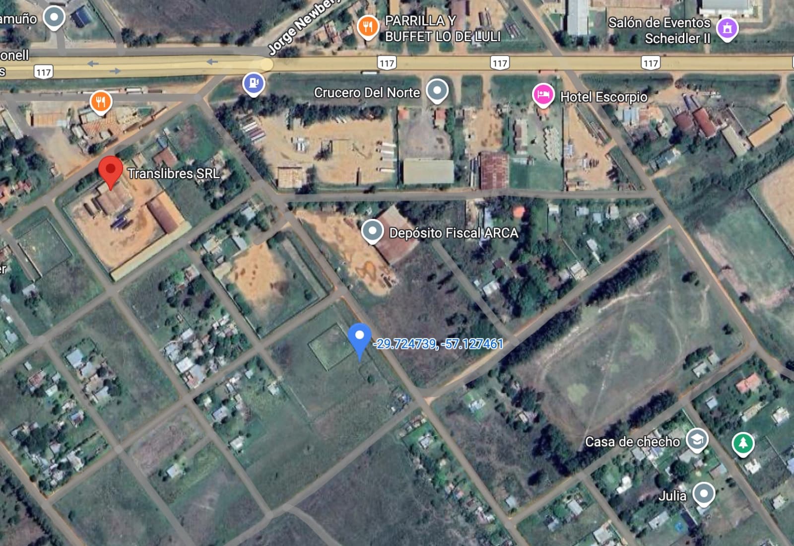 Terrenos próximos a Translibres